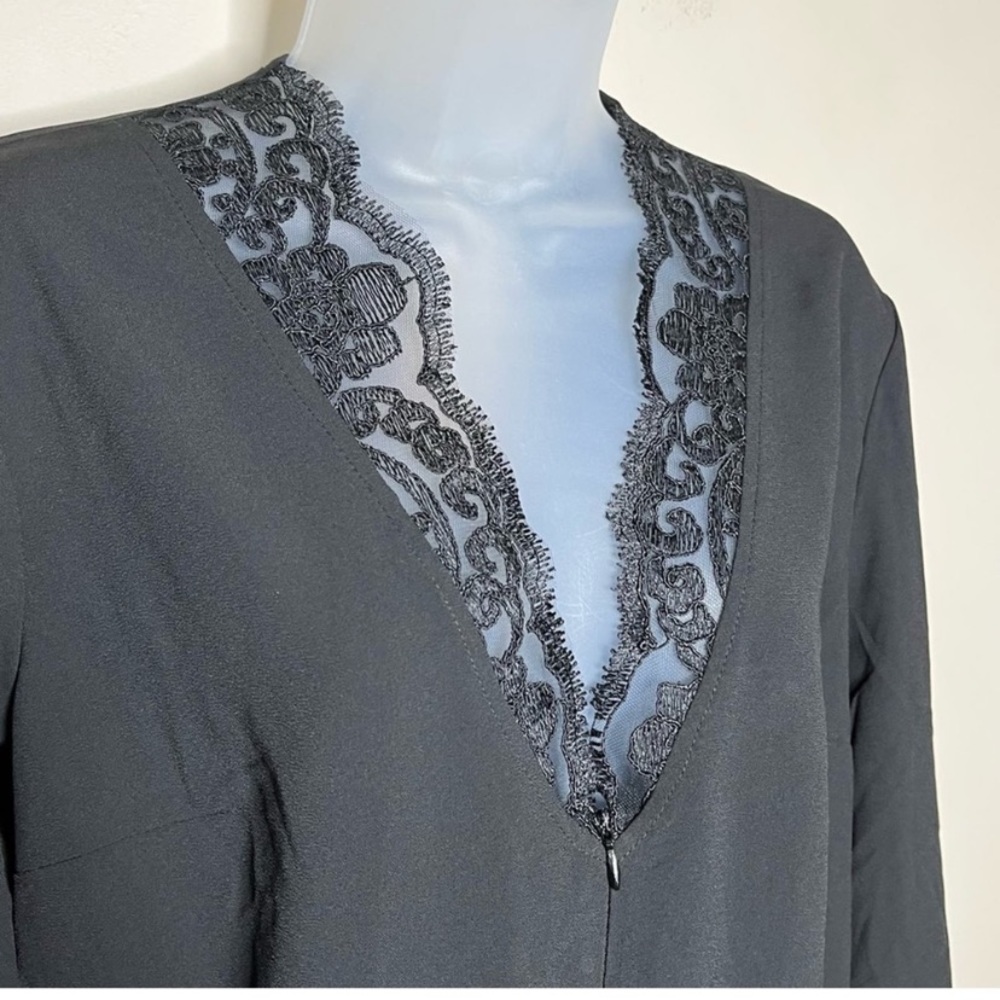 Black Kittenish long sleeve romper - Picture 7 of 8